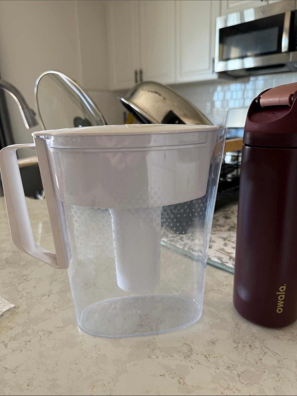 Brita White and Clear Water Filter Pitcher